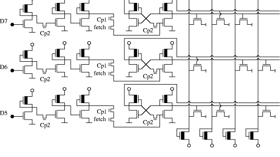 PLA circuit detail