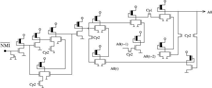 Interrupt cycle reservation circuit