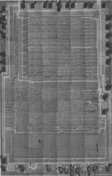 The 6502 die