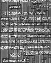 Microscope image of a register bit