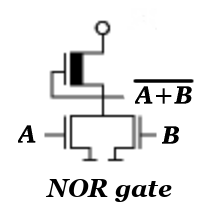 nMOS NOR gate