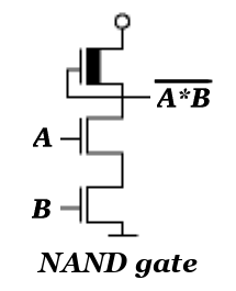 nMOS NAND gate